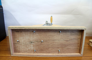 ベニヤ材の抽選機特長